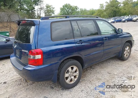 2005 Toyota Highlander V6 z USA, uszkodzony, nr VIN JTEEP21A250093658